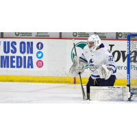 Wichita Thunder goaltender Jake Theut