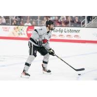 Defenseman Nate Knoepke with the University of Nebraska-Ohama