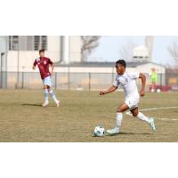 Northern Colorado Hailstorm FC with possession vs. Colorado Rapids 2