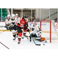 Lehigh Valley Phantoms goaltender Pat Nagle vs. the Belleville Senators