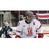 Forward Quinn Preston with Ohio State