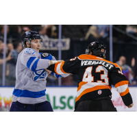Jacksonville Icemen forward Ian McKinnon (left)