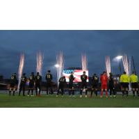 Fireworks at an FC Tulsa match