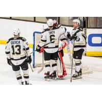 Wheeling Nailers huddle up