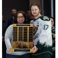 Everett Silvertips F.I.E.R.C.E. Predator Award winner Jackson Berezowski