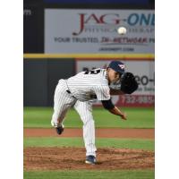 Somerset Patriots pitcher Carlos Espinal