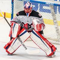 Wheeling Nailers goaltender Louis-Philip Guindon