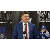 Sudbury Wolves Associate Coach Darryl Moxam