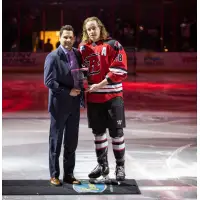 Logan Nelson receives the 2022 Blaine Jarvis Heart and Soul Award