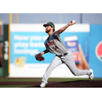 Pitcher Tyler Jandron with the Joliet Slammers