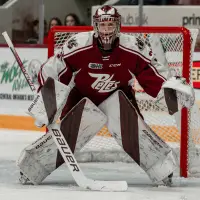 Peterborough Petes goaltender Michael Simpson