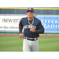Derek Dietrich of the Somerset Patriots