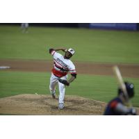 Fayetteville Woodpeckers pitcher Ernesto Jaquez