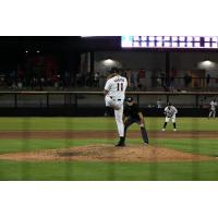 Fayetteville Woodpeckers pitcher Alex Santos