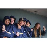 Charleston RiverDogs in the dugout