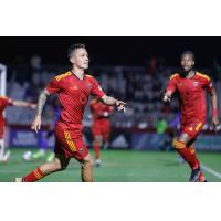 Phoenix Rising FC midfielder Luis Seijas