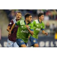 Seattle Sounders FC midfielder Cristian Roldan