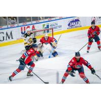 Springfield Thunderbirds goaltender Charlie Lindgren vs. the Providence Bruins