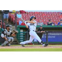 Josh Rolette at bat for the Kane County Cougars