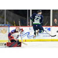 Maine Mariners forward Cameron Askew against the Reading Royals