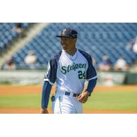 Ronald Acuña Jr. with the Gwinnett Stripers