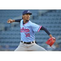 Pensacola Blue Wahoos pitcher Eury Pérez
