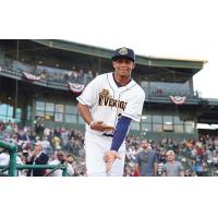 Charleston RiverDogs first baseman Freddvil Chevez
