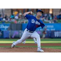 Tulsa Drillers pitcher Bobby Miller made his second start at ONEOK Field