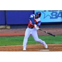 Daniel Palka hit his seventh home run of the season for the Syracuse Mets on Thursday night