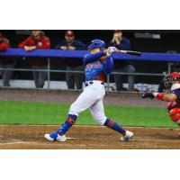 Nick Meyer hit a home run right after Daniel Palka for the Syracuse Mets Friday night