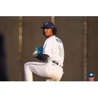 Pensacola Blue Wahoos pitcher Eury Pérez