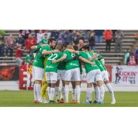 Richmond Kickers huddle up