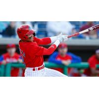 Clearwater Threshers outfielder Yhoswar Garcia