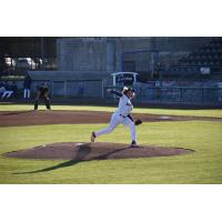 Tri-City Dust Devils pitcher Braden Olthoff delivers