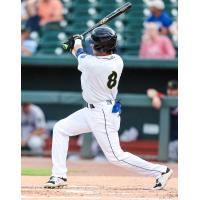 Enrique Valdez of the Columbia Fireflies swings away