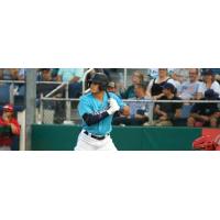 Ben Ramirez at bat for the Everett AquaSox
