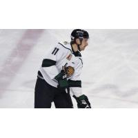 Defenseman Shane Kuzmeski with the Utah Grizzlies