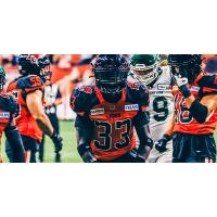 B.C. Lions defensive back Emmanuel Rugamba