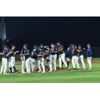 Tri-City Dust Devils celebrate win