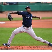 LHP Aroldis Chapman with the Somerset Patriots