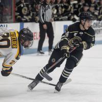 Muskegon Lumberjacks defenseman Gavin McCarthy