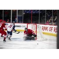 Allen Americans' Chase Perry in action