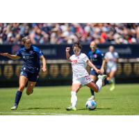 Washington Spirit's Midfielder Marissa Sheva in action