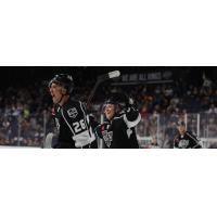 Ontario Reign's Andre Lee celebrates win