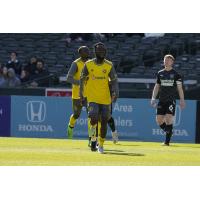 Pittsburgh Riverhounds SC striker Albert Dikwa