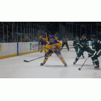 Defenseman Jake Willets with Lake Superior State
