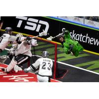 Saskatchewan Rush's Dan Lintner in action
