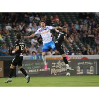 Las Vegas Lights FC's Alejandro Mitrano in action