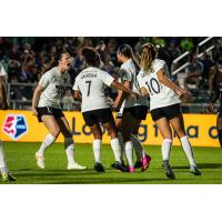 Washington Spirit celebrate following a goal