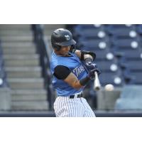 Tampa Tarpons' Nelson Medina in action